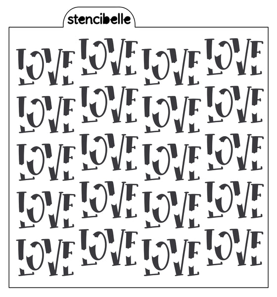 Letters Stencil Design - SVG FILE ONLY – stencibelle